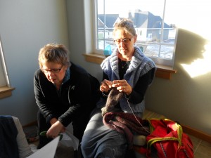 Great vest, Michele! And I love your scarf. Coming right along.