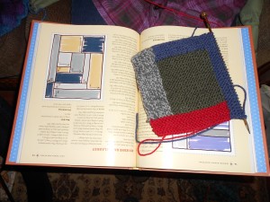 Quilt knitting pattern from Mason Dixon.
