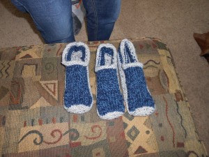 Not felted slippers.